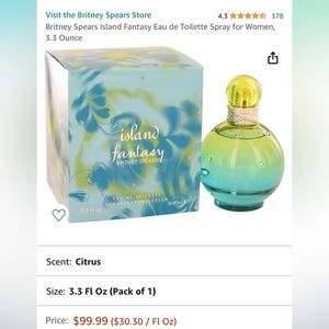 Island fantasy perfume by Brittany spears